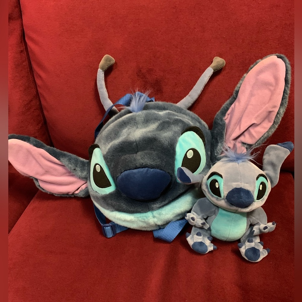 Lilo & Stitch Stitch Head Backpack + Stitch Plush